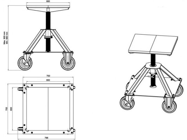 Sculpture Table - ST1000 - Image 3