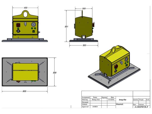 Vacuum Block Lifter 1000kg - Image 4